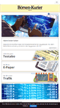 Mobile Screenshot of boersen-kurier.at